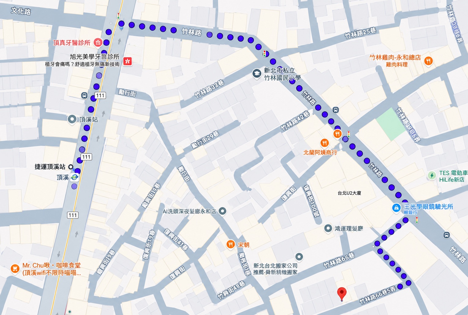 心之間心理治療所2號出口路線圖